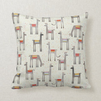 Cute Llama Alpaca Pastel Kudde