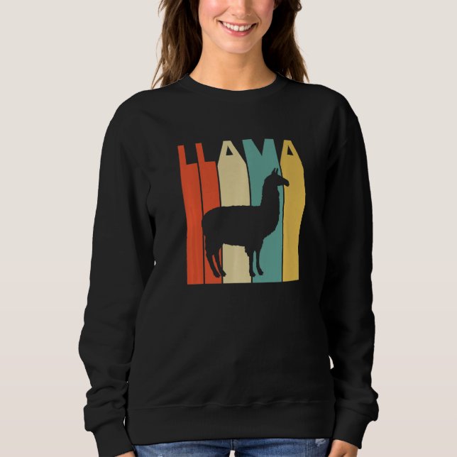 Cute Llama Animal T Shirt (Framsida)