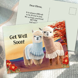 Cute Llama får snart vykort