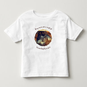 Cute Llama för kute humant T Shirt