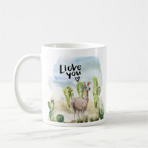 Cute Llama Kaffemugg