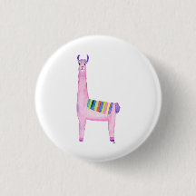 Cute llama-knapp, stift