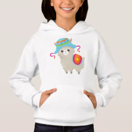 Cute Llama, Little Llama, Alpaca, Llama med hög T Shirt