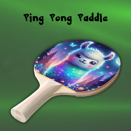 Cute Llama mot Tiger HoloGrapa | Pingisracket