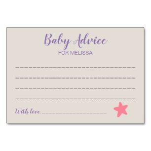 Cute Llama Pastel Baby Shower Adapter Bordsnummer