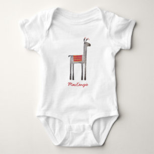 Cute Llama Personlig T-Shirt