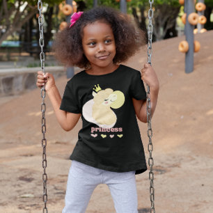 Cute Llama Princess Girls' T Shirt