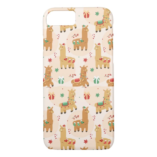 Cute Llamas Case-Mate iPhone Skal (Baksida)