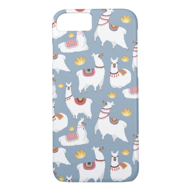 Cute Llamas Case-Mate iPhone Skal (Baksida)