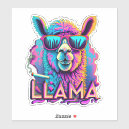 Cute Llamas Sticker Klistermärken