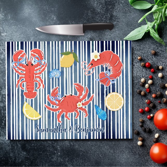Cute lobster crab lemons crustaceans striped (Skapare uppladdad)