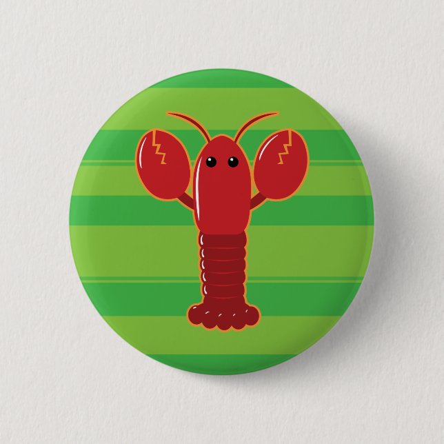 Cute Lobster Knapp (Framsida)