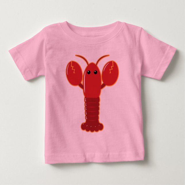 Cute Lobster T Shirt (Framsida)