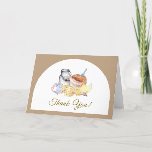 Cute Locally Grown Farm Chicken Mouse Baby Shower Tack Kort