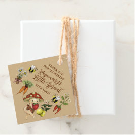 Cute Locally Grown Little Sprout Baby Shower Gåvor Etiketter