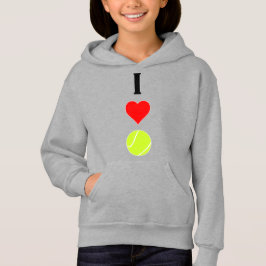 Cute Lodrät I Kärlek/Heart Tennis Girls Sports T Shirt