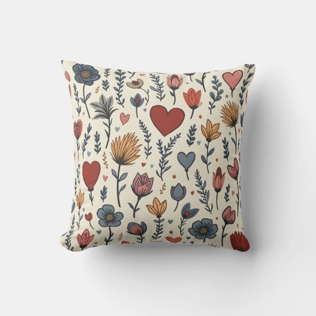 Cute Loely Pillow Cushion Kudde (Framsida)