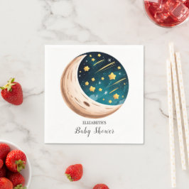 Cute Loely Stars Baby Shower Pappersservett