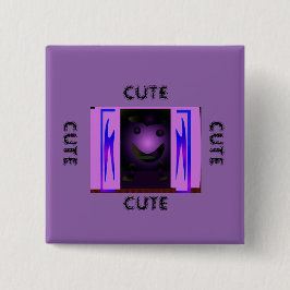 CUTE_LOGOTYP_ROSA_BLACK KNAPP