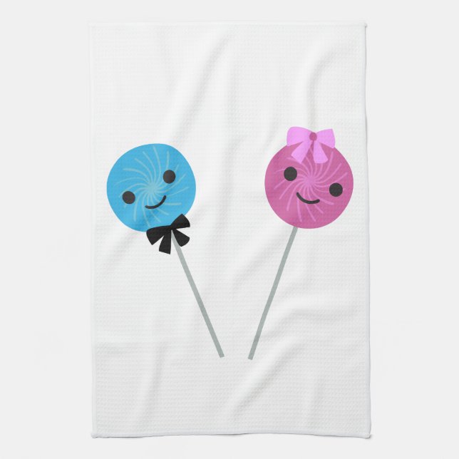 Cute Lollipos Kökshandduk (Vertikal)