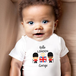 Cute London Guards Mixed Skin Boy Namn England Sto T Shirt