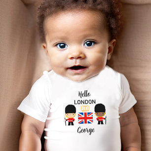 Cute London Guards Mixed Skin Boy Namn England Sto T Shirt