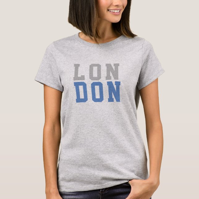 Cute London Tee England UK Land Shirt Design (Framsida)