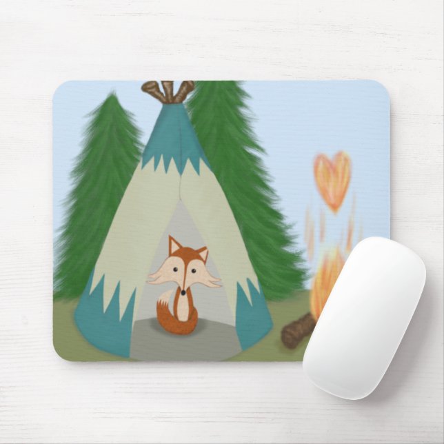 Cute Lone Fox Musmatta (Med mus)