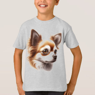Cute Long Hair Chihuahua Puppy Mugg T Shirt