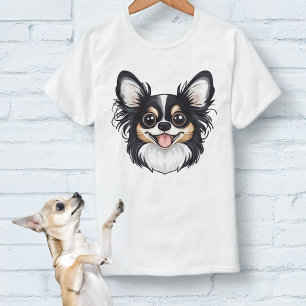Cute Long-HH Tricolor Chihuahua T Shirt
