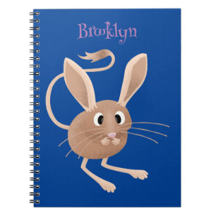 Cute Long-Rajboa tecknad illustration Anteckningsbok