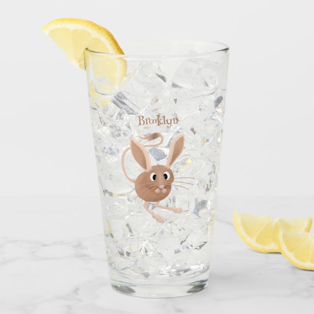 Cute Long-Rajboa tecknad illustration Glaskopp (Framsida Ice)