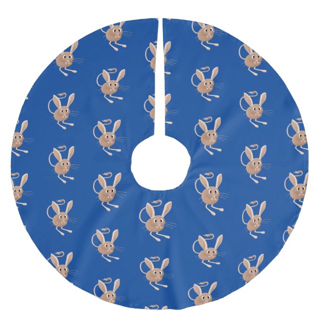 Cute Long-Rajboa tecknad illustration Julgransmatta Borstad Polyester (Framsidan)