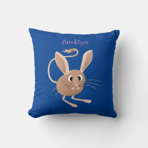 Cute Long-Rajboa tecknad illustration Kudde