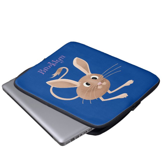Cute Long-Rajboa tecknad illustration Laptop Fodral (Framre botten)