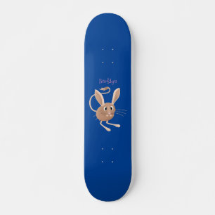 Cute Long-Rajboa tecknad illustration Mini Skateboard Bräda 18,5 Cm