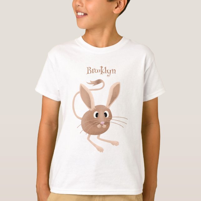 Cute Long-Rajboa tecknad illustration T Shirt (Framsida)