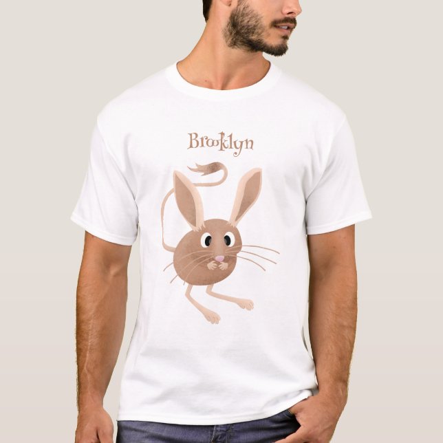 Cute Long-Rajboa tecknad illustration T Shirt (Framsida)