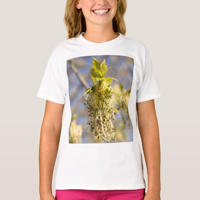Cute löv i vår-foto t shirt (Framsida)