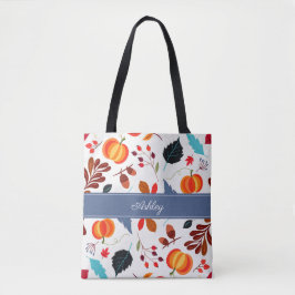 Cute Löv och Pumpkin Mönster Tygkasse