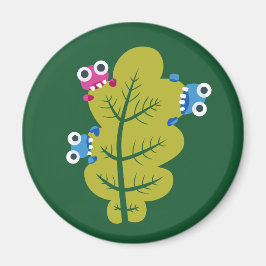 Cute Löv som äts av Tecknad Kryp Kids Magnet