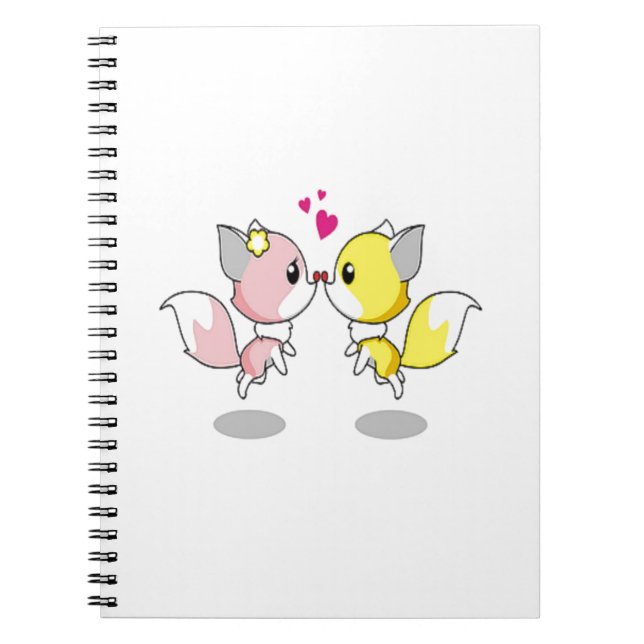 Cute Love birds Anteckningsbok (Framsidan)