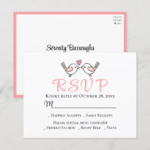 Cute Love birds Rosa Lovebird Bröllop OSA