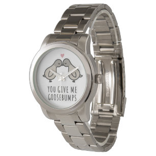 Cute Love birds Sticker Du Ge Me Goosehumle Armbandsur