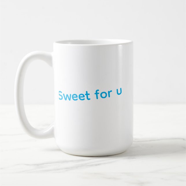 Cute love coffee mug kaffemugg (Vänster)