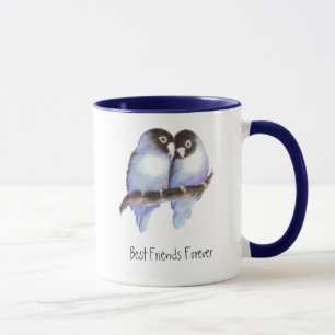 Cute Lovebird, Best Friends For, BFF Mugg