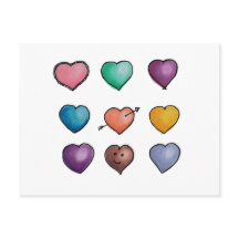Cute Lovehearts vycard