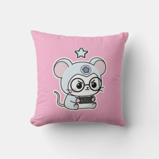 Cute lovely little adorable mouse kudde