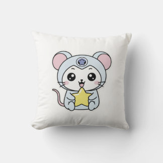 Cute lovely little adorable mouse kudde