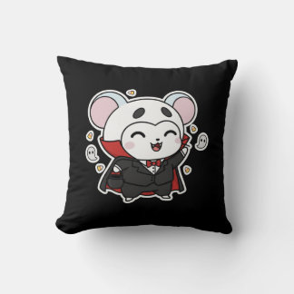 Cute lovely little mouse ready for Halloween Kudde